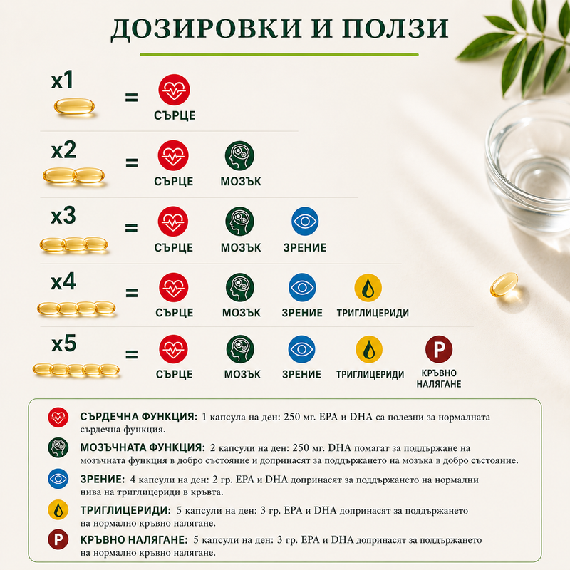 Омега RX 60 капсули | Диета Зона България